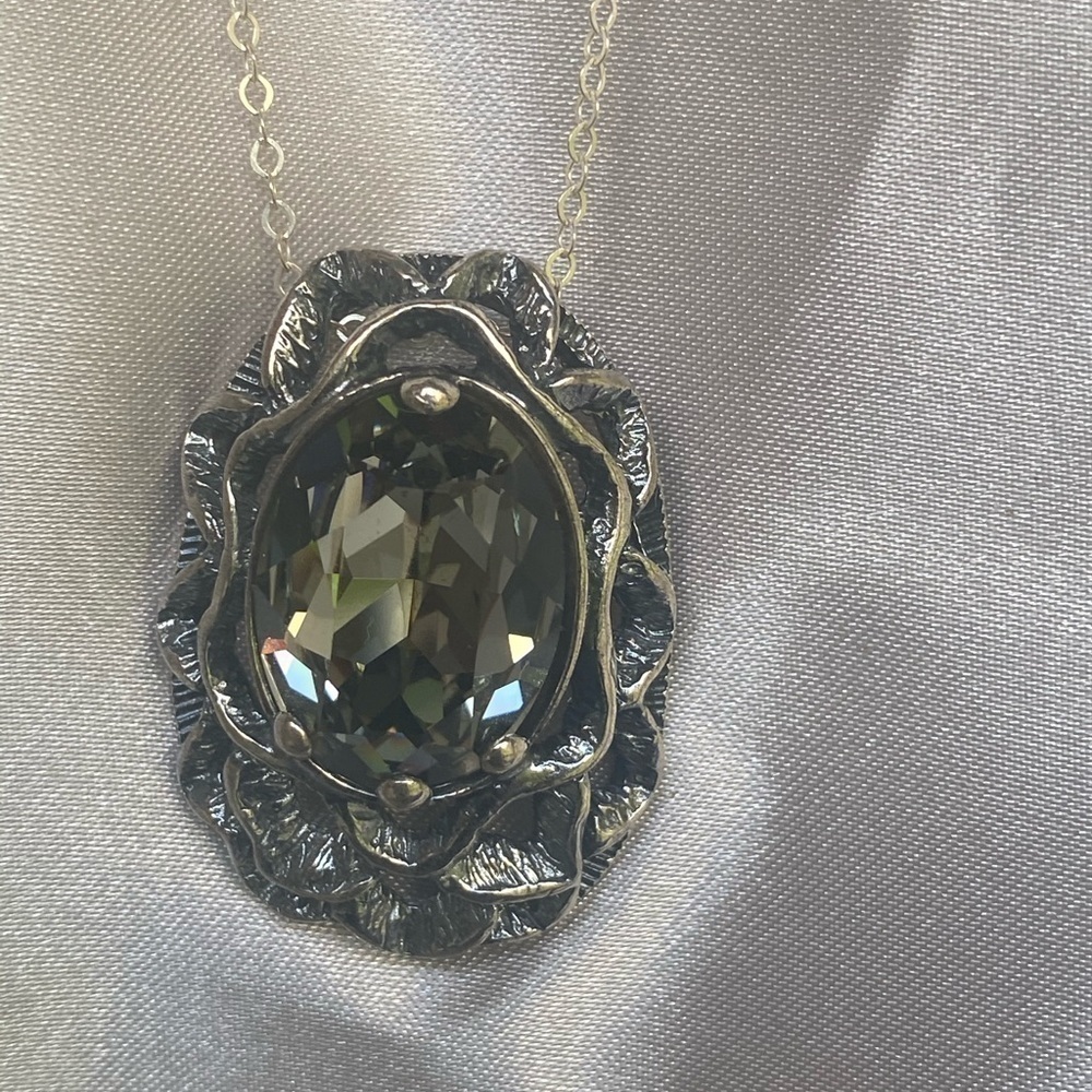 NEW Sterling silver artisan necklace